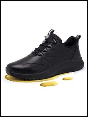 Non Slip Work Shoes Waterproof Slip Resistant Slip-On Kitchen Restaurant